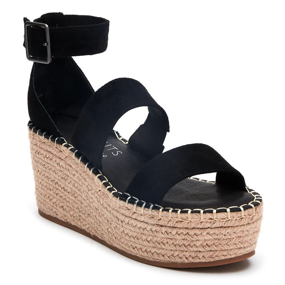 Coconuts by Matisse Soire Wedge Blk BRAND NEW